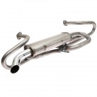 1 3/8" Type 3 Performance Exhaust System, BARE Metal finish, Type3