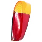 Lens, tail light, Red/Amber US, Type3 62-69