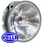 Headlight unit H4, Hella, e-marked, without parking light