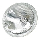 Headlamp unit, 7" round (178 mm), H4, without E-mark and parking light