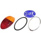 Tail light lens, European Beetle  1200 8/61-7/72, 13/1500 -7/67, HELLA