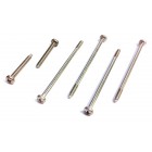 TAILLIGHT LENS SCREWS, 1968-1970 Bug, set of 6