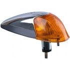 Turn signal light, wing mounted, amber, with rubber gasket, left/right, German Quality, Beetle 8/58-7/63