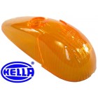 Turn signal light lens, amber, left/right, HELLA, E-marked, Beetle 8/58-7/63