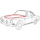 Front or rear hood seal, Karmann Ghia T34