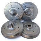 Aluminum Drum Covers (set of 4), "Porsche 356/550 Look"