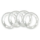 Beauty Rings, Late, 74-79, 8 Holes, Set of 4