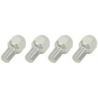Chrome Lug Bolts - M14-1.5, 19mm Long, Set of 4