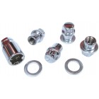 M 12-1.5 Wheel Locks, Mag Nut, Set of 4