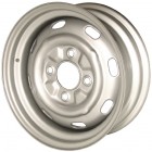 Silver OE Style Steel Wheel 5.5Jx5" with 4x130 Stud Pattern, ET25