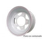 EMPI Steel VW Wheels, White 15x8" 5 Spoke 5x205