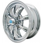GT 8 Spoke Alloy Wheel Chrome 5.5Jx15" with 4x130 Stud Pattern, ET30