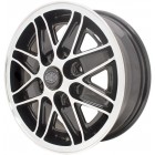 Jante COSMIC 5.5 x 15’’ noire et polie 4 x 130  (ET 35)