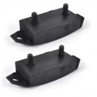 TRANSMISSION MOUNT, rear cradle, Oct'52-1972 Bug, Mar'55-1967 Bus, 78 durometer rubber for heavy duty applications, set of 2