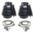 Deluxe Swing Axle Boot Kit, Black with Hardware