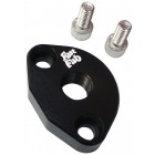 Fuel Pump Block Off With Breather - Black , FASTFAB