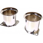 2 1/4" Chrome Velocity Stacks, Pair