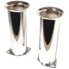 6" Chrome Velocity Stacks, Pair