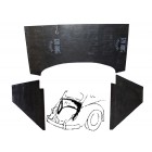 Sound absorber kit for engine compartment, 3 pcs.