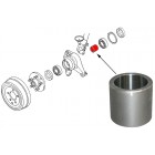 Spacer for rear wheel bearing, 68-79 Bus