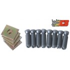 H.D. Swivel Head Valve Adjusters, M8-1.0 threads, Set of 8, CB PERFORMANCE