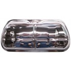 Chrome valve covers. Clip-on. Sold in pairs