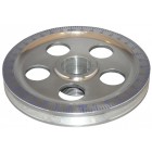 Standard size degree crankshaft pulleys with screened marks in coordinated colours. Blue