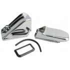 Doghouse Tin, Chrome, 2 pcs.