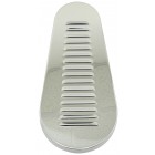 Chrome pulley guard, louvered