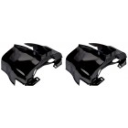 Off-Road Dual Port Shrouds, Black, Pair