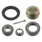 Wheel bearing kit, for one front wheel, for disc or drum brake, 8/68-, FEBI