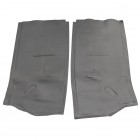 Set de 2 tapis caoutchouc gris gauche et droit sous banquette avant 63-67