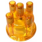 Clear transparant stock top mount distributor cap. Fits Bosch distributor, yellow