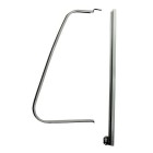 Left Fixed Quarter Light Frame Aluminium 2 Piece T2 68-