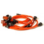 Ignition cable set, high performance silicone 7mm, red