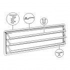Westfalia louvered Window Seal Kit