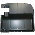 Cover plate for pedals with cut out for steering box, -67 Bus