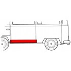 Side panel lower repair section to fit the left or right hand side opposite the sliding door