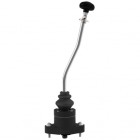 Levier de vitesse Vintage Speed CLASSIC SPORT longueur 13,5" courbé en S tige polie, pommeau noir et gachette marche-arrière