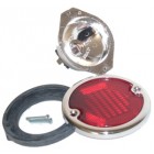 Tail light assembly, red, left/right, 8/57-7/62 Bus