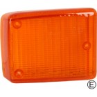 Turn signal light lens, front, amber, right, 73-79 Bus, OEM quality