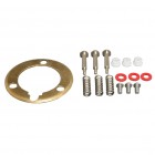 Set de montage (16 pièces) pour cerclage de volant chromé 8/71-