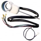Switch for turn signal, 6 wires, ivory, 57-65 Bus