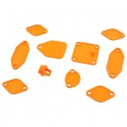 Set de 10 caches plastiques pour fermeture "short-bloc" D/A