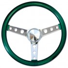 Volant MOON Metal Flake vert pailleté diamètre 13.5’’