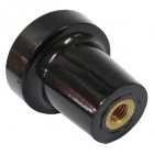 Black Trunk, Engine Lid and Fresh Air Vent Pull Knob with 5mm Thread. Fits 356