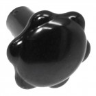 2" Heater Knob, Black, For 356 pré-A/A/B