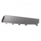 Filler plate between rear corner and inner left air deflector plate, 5/1979-7/1992