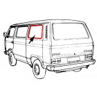 Rear Side Window Seal without Trim Recess