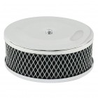 Chrome 5 3/8" air cleaner with inside foam element. Fits stock carburetors